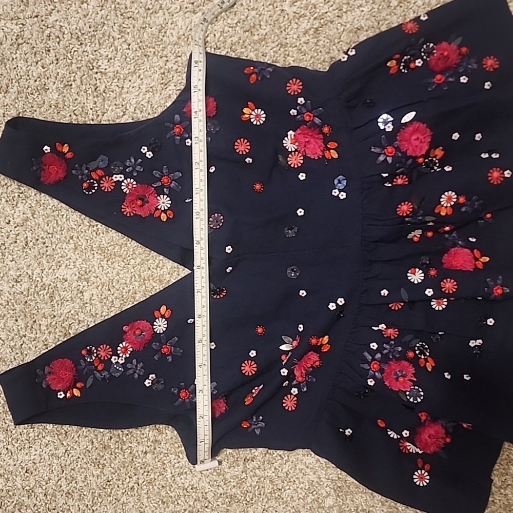 J.Crew Hand-embellished peplum top in cotton linen - Picture 15 of 15